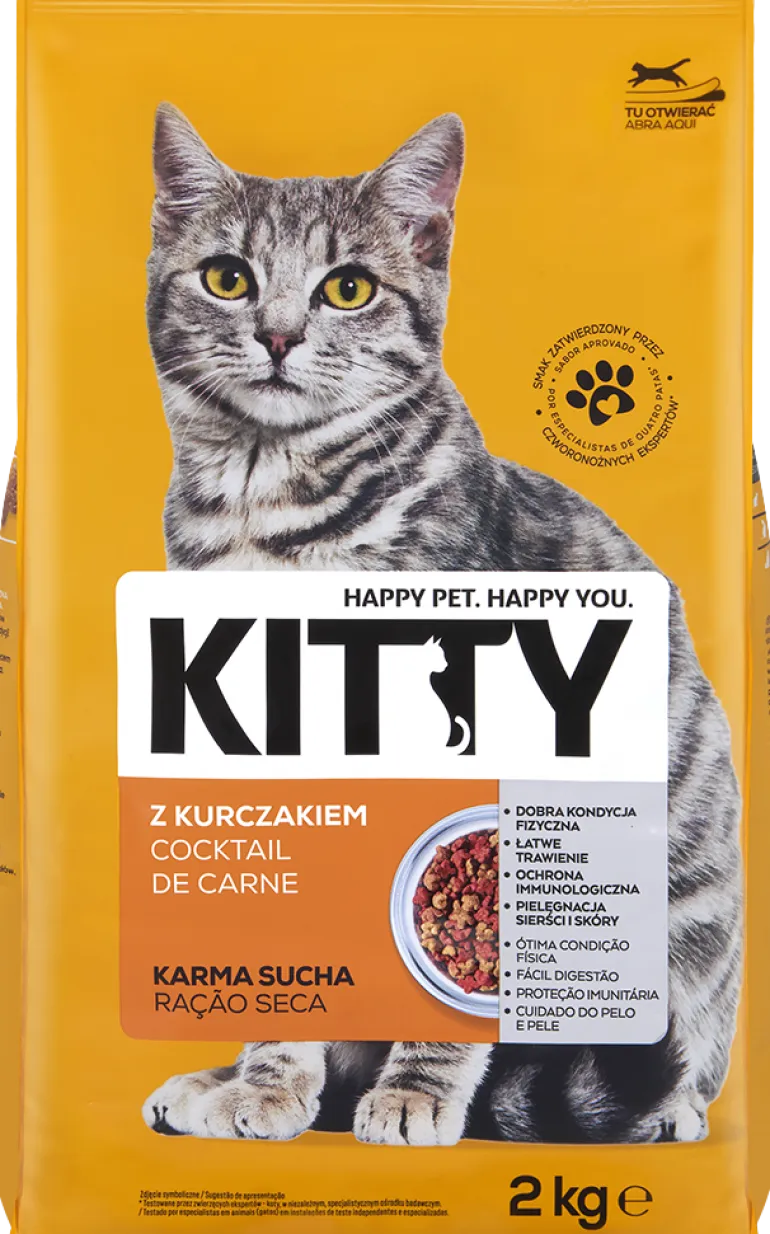 Comida Seca para Gato Cocktail de Carne