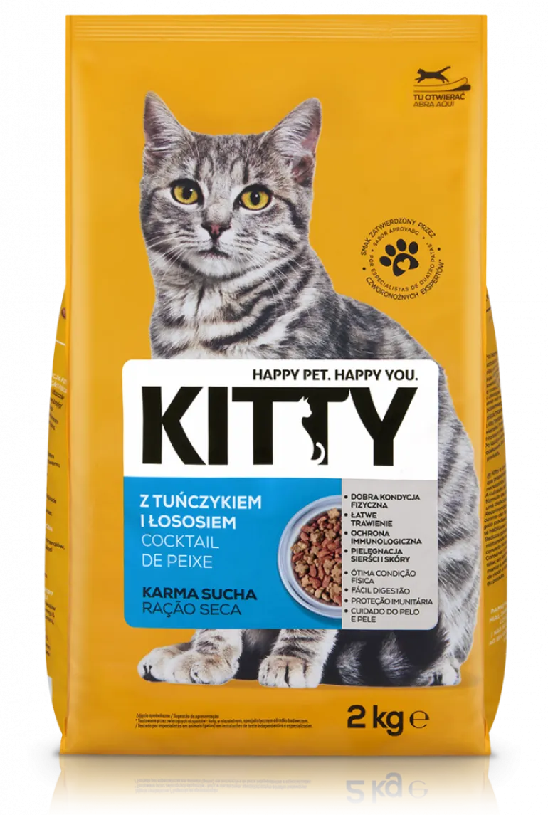 Comida Seca para Gato Cocktail de Peixe