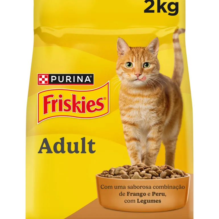 Comida Seca para Gato com Frango e Peru