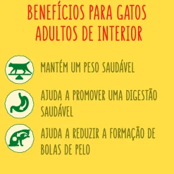 Comida Seca para Gato de Interior com Frango e Peru