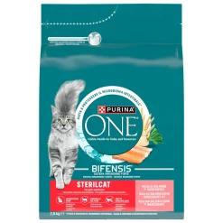 Comida Seca para Gato Esterilizado com Salmão