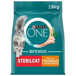 Comida Seca para Gato Esterilizado com Frango