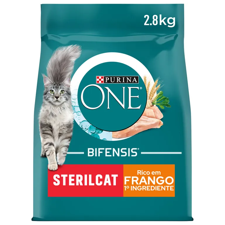 Comida Seca para Gato Esterilizado com Frango