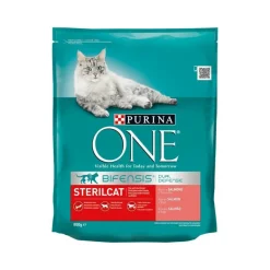 Comida Seca para Gato Esterilizado Com Salmão
