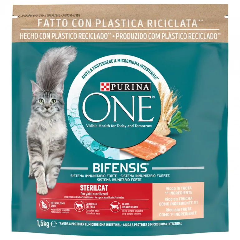 Comida Seca para Gato Esterilizado com Truta