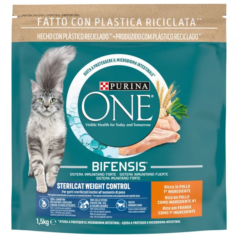 Comida Seca para Gato Esterilizado Controlo de Peso com Frango