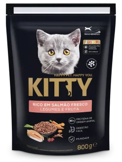 Comida Seca para Gato Júnior Carne Fresca