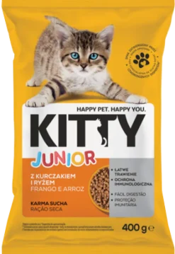 Comida Seca para Gato Júnior com Frango e Arroz