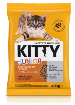 Comida Seca para Gato Júnior com Frango e Arroz