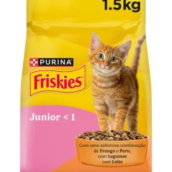 Comida Seca para Gato Júnior com Frango e Peru