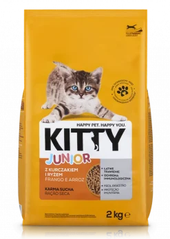 Comida Seca para Gato Júnior Frango e Arroz