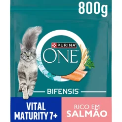 Comida Seca para Gato Vital Maturity 7+ com Salmão