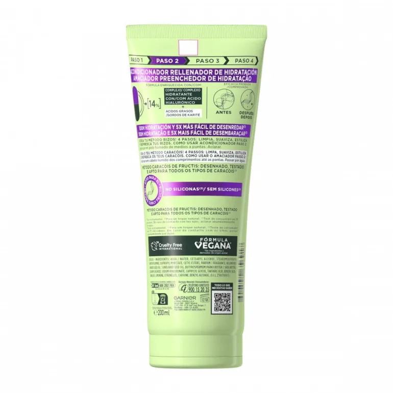 Condicionador Fructis Método Caracóis