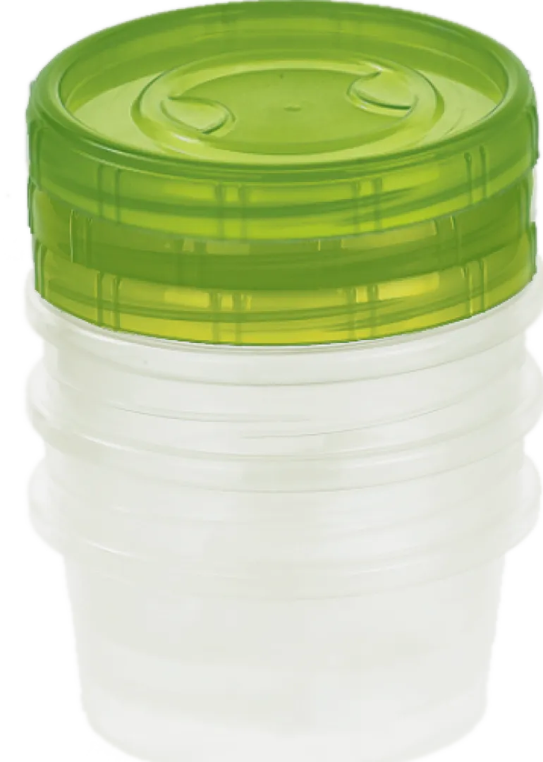 Conjunto 4 Caixas Herméticas Para líquidos 0,4l