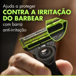 Conjunto Gillette Corporal de Cabo + 1 Recarga + Suporte