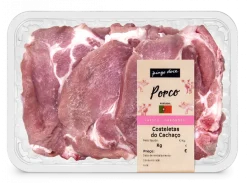 Costeletas do Cachaço de Porco Embaladas