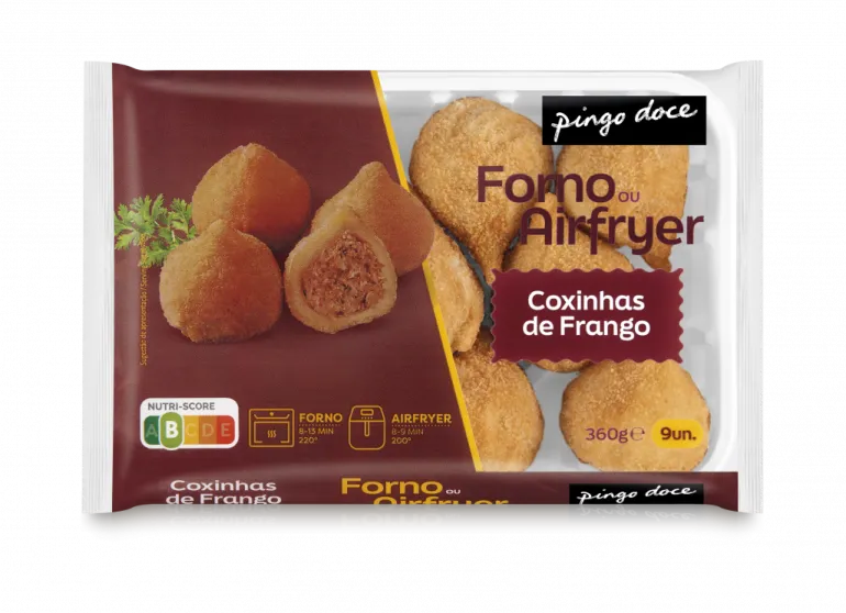 Coxinhas de Frango no Forno Congeladas
