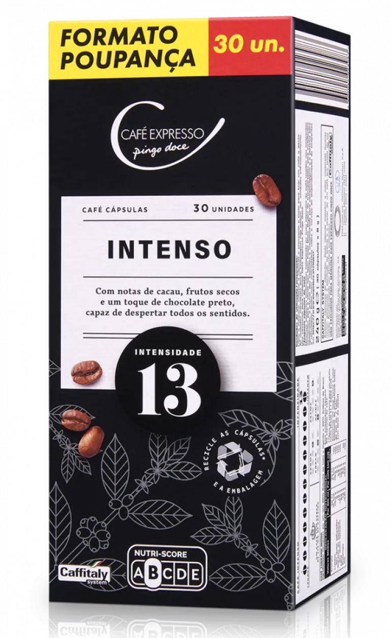 Cápsulas de Café Intenso