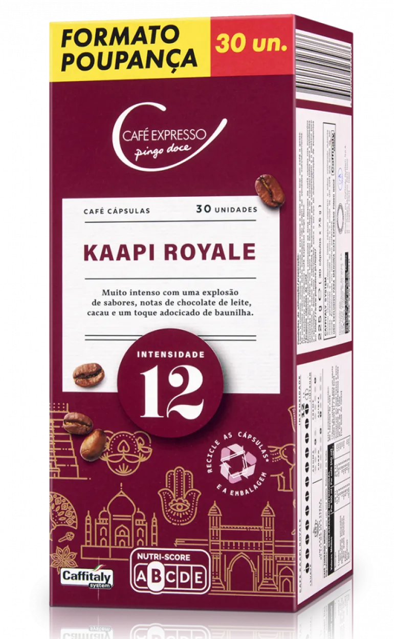 Cápsulas de Café Kaapi Royale