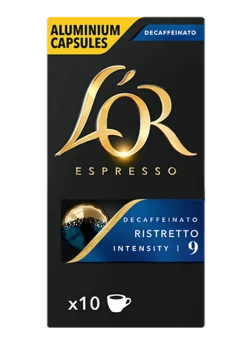 Cápsulas de Café Nespresso Descafeinado Ristretto