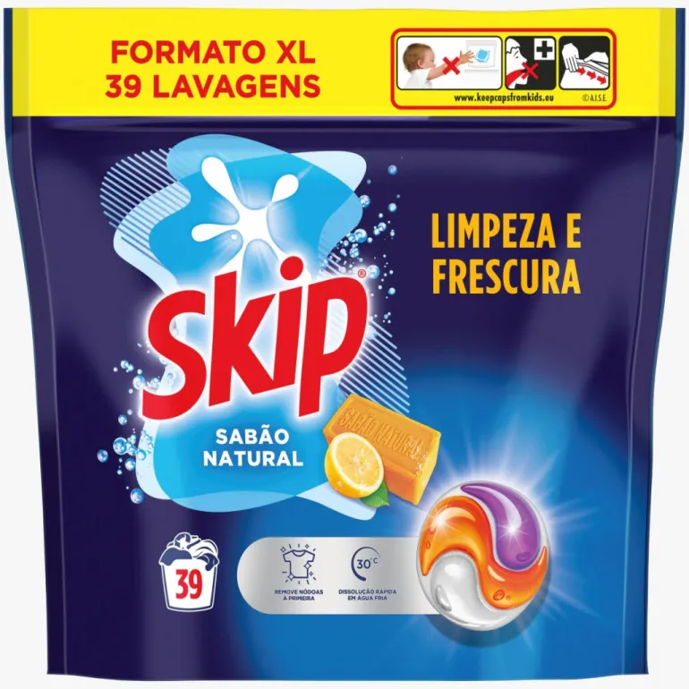 Cápsulas para Máquina da Roupa Sabão Natural