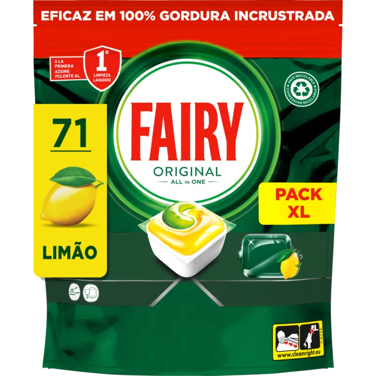 Cápsulas para Máquina Loiça All in 1 Limão