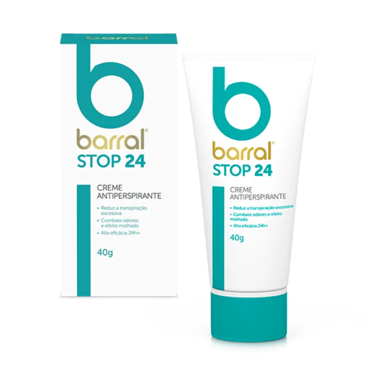 Creme Antiperspirante Barral STOP 24
