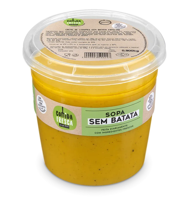 Creme de Legumes sem Batata Balance