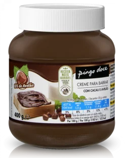 Creme para Barrar com Cacau e Avelãs