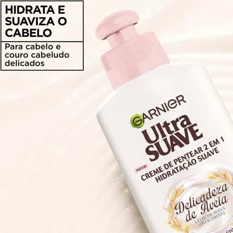 Creme para Pentear Ultra Suave 2 em 1 Delicadeza de Aveia