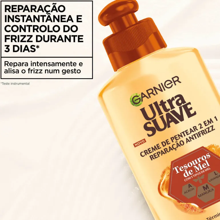 Creme para Pentear Ultra Suave 2 em 1 Tesouros Mel