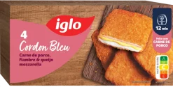 Crocantes de Porco Cordon Bleu Congelados