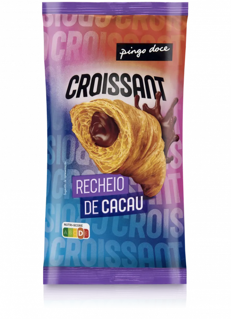 Croissant com Recheio de Cacau
