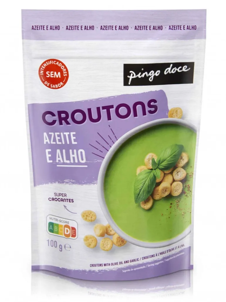 Croutons com Azeite e Alho