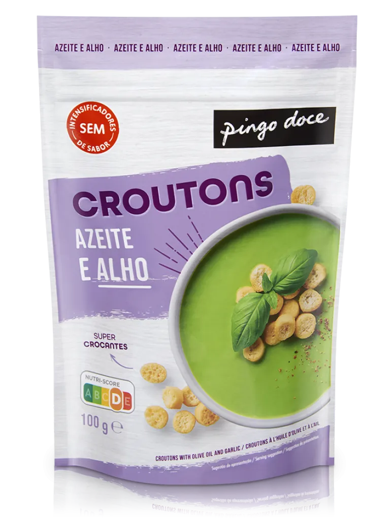 Croutons com Azeite e Alho