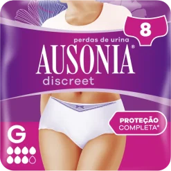 Cuecas Incontinência Discreet Tamanho Grande