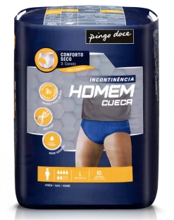 Cuecas Incontinência Homem Tamanho Grande