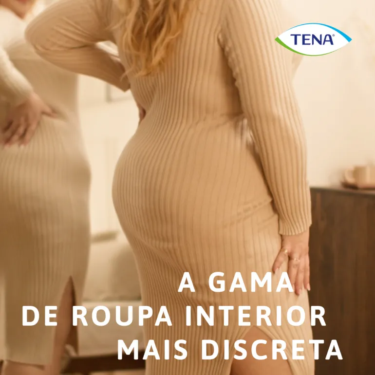 Cuecas Incontinência Mulher TENA Silhouette Creme L