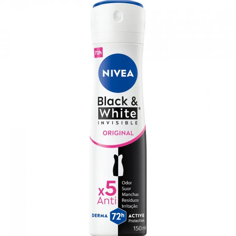 Desodorizante em Spray Black & White Invisible Original