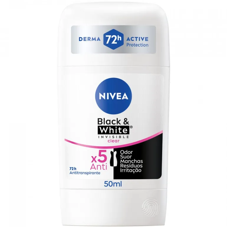Desodorizante em Stick Black & White Invisible Original