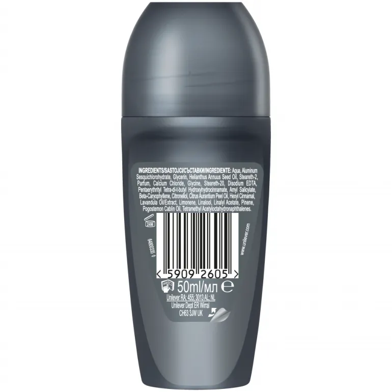 Desodorizante Roll-On Men Extra Fresh 72h Dove Men