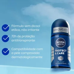 Desodorizante Roll-On para Homem Protect & Care