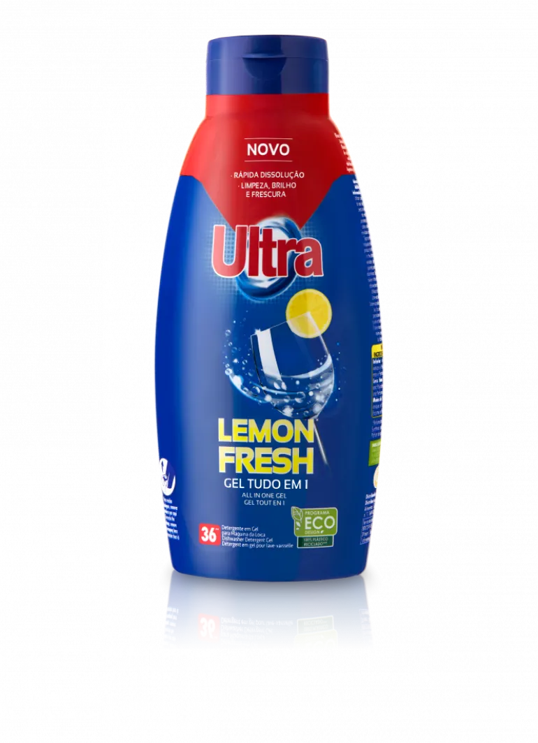 Detergente Gel Máquina Loiça Lemon Fresh