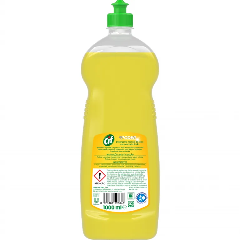Detergente Loiça Manual Limão +Poder
