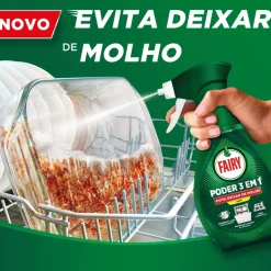 Detergente Loiça Spray Recarga Limão 3 em 1