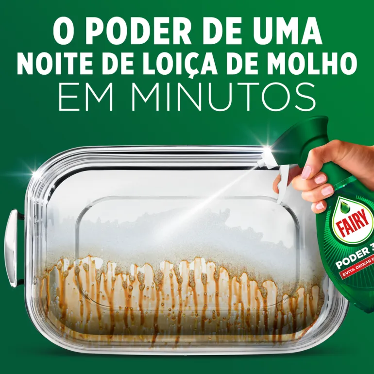 Detergente Loiça Spray Recarga Limão 3 em 1