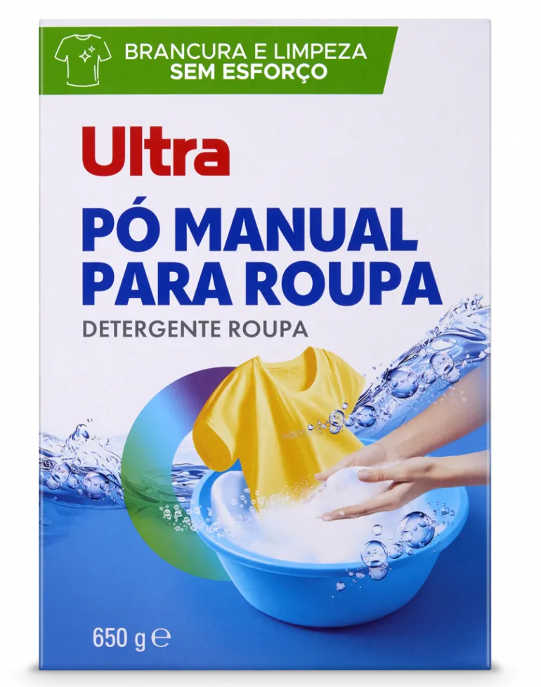Detergente Manual em Pó Tradicional
