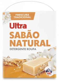 Detergente Máquina Roupa em Pó Sabão Natural