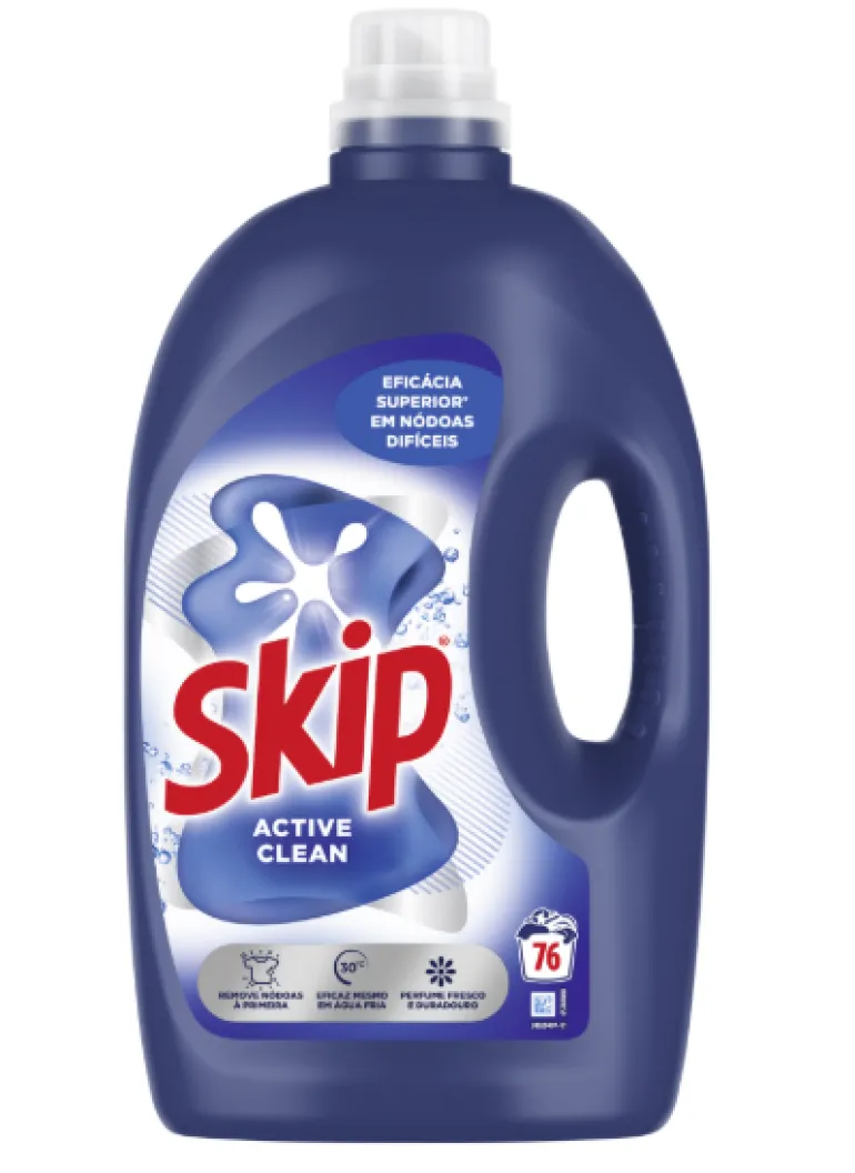 Detergente Máquina Roupa Líquido Active Clean