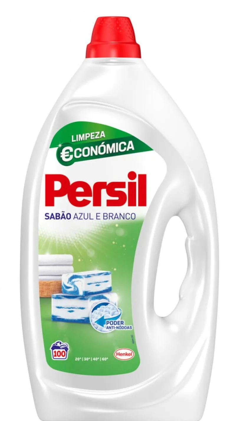 Detergente Máquina Roupa Líquido Sabão Azul e Branco